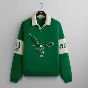 Kith Eagles &'47 for the NFL: Philadelphia Eagles Nelson Collared Pullover